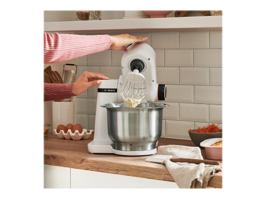 Bosch | MUM Serie Kitchen Machine | MUMS2EW00 | 700 W | Number of speeds 4 | Bowl capacity 3.8 L | White