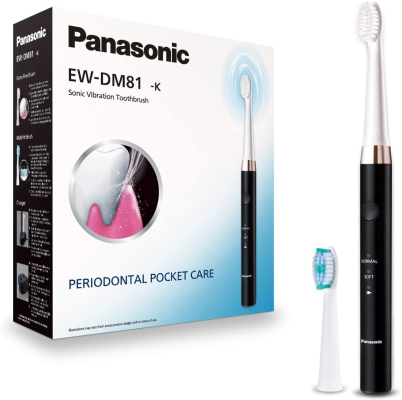 Panasonic | Electric Toothbrush | EW-DM81-K503 | Rechargeable | For adults | Number of brush heads included 2 | Number of teeth brushing modes 2 | Sonic technology | White / Black
