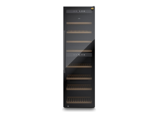Caso | Smart Wine Cooler | WineExclusive 180 | Energy efficiency class G | Showcase | Free standing | Bottles capacity 180 bottles | Cooling type Compressor technology | Black