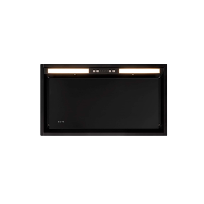 Novy | Hood | Crystal 26052 | Canopy | Energy efficiency class B | Width 60 cm | 600 m³ / h | Push buttons | LED | Black