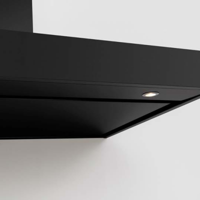 Novy | Hood | Salsa 6512 | Wall mounted | Energy efficiency class A | Width 90 cm | 640 m³ / h | Push buttons | LED | Black