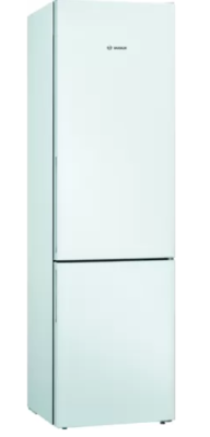 Bosch | Refrigerator | KGV39VWEA | Energy efficiency class E | Free standing | Combi | Height 201 cm | Fridge net capacity 249 L | Freezer net capacity 94 L | 39 dB | White