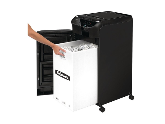 Cross-Cut | AutoMax 550C | Black | Paper shredding | Shredding CDs | Credit cards shredding