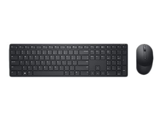 Dell | Pro Keyboard and Mouse (RTL BOX) | KM5221W | Keyboard and Mouse Set | Wireless | Batteries included | US | Black | Wireless connection