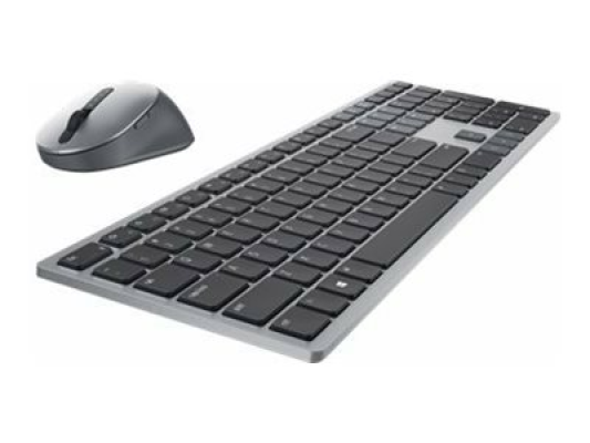Dell | Premier Multi-Device Keyboard and Mouse | KM7321W | Keyboard and Mouse Set | Wireless | Batteries included | US | Titan grey | Wireless connection