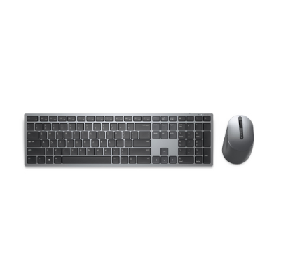 Dell | Premier Multi-Device Keyboard and Mouse | KM7321W | Keyboard and Mouse Set | Wireless | Batteries included | US | Titan grey | Wireless connection