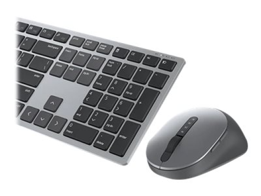 Dell | Premier Multi-Device Keyboard and Mouse | KM7321W | Keyboard and Mouse Set | Wireless | Batteries included | Russian | Titan grey | Wireless connection