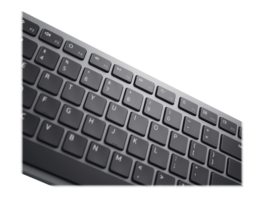 Dell | Premier Multi-Device Keyboard and Mouse | KM7321W | Keyboard and Mouse Set | Wireless | Batteries included | Russian | Titan grey | Wireless connection