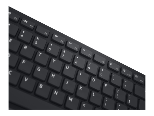 Dell | Pro Keyboard and Mouse | KM5221W | Keyboard and Mouse Set | Wireless | Batteries included | EE | Black | Wireless connection