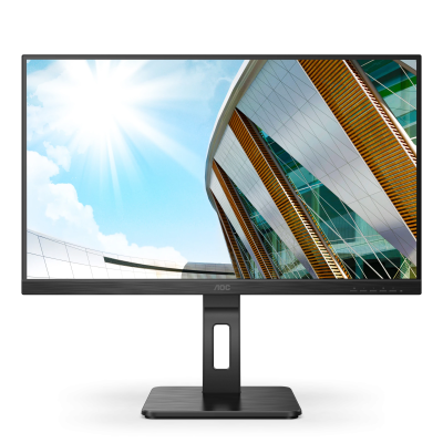 AOC | Monitor | U27P2 | 27 " | IPS | UHD | 16:9 | 60 Hz | 4 ms | 3840 x 2160 | 350 cd / m² | Headphone out (3.5mm) | Black | Warranty 36 month(s)