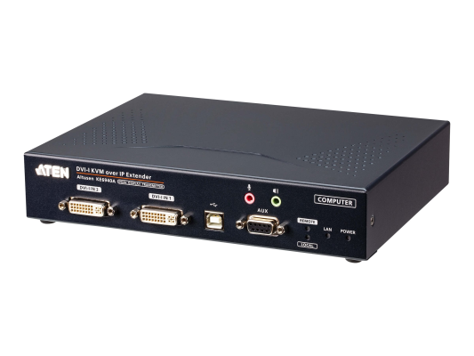 Aten | DVI-I Dual Display KVM over IP Extender Transmitter | KE6940AT | Warranty 36 month(s)