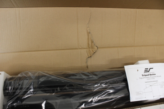 SALE OUT. Elite Screens | Tripod / Portable Pull Up Projector Screen | T92UWH | Diagonal 92 " | 16:9 | Viewable screen width (W) 203.2 cm | Black | DAMAGED PACKAGING, DENT ON FRAME, DAMAGED PAINT | Elite Screens | Tripod / Portable Pull 