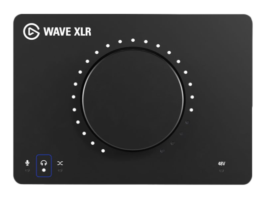 Elgato | Wave XLR | USB-C 3.0 | A compact USB interface that gives your mic superpowers, Wave XLR features proprietary anti-distortion technology, swappable design components, and integration with custom mixing software | Black