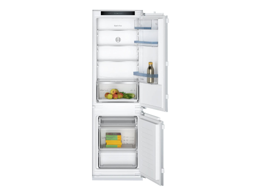 Bosch | Refrigerator | KIV86VFE1 | Energy efficiency class E | Built-in | Combi | Height 177.5 cm | Fridge net capacity 183 L | Freezer net capacity 84 L | 35 dB | White