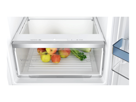 Bosch | Refrigerator | KIV86VFE1 | Energy efficiency class E | Built-in | Combi | Height 177.5 cm | Fridge net capacity 183 L | Freezer net capacity 84 L | 35 dB | White