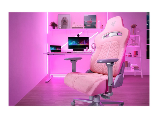 Razer Enki Ergonomic Gaming Chair EPU Synthetic Leather; Steel; Aluminium | Quartz