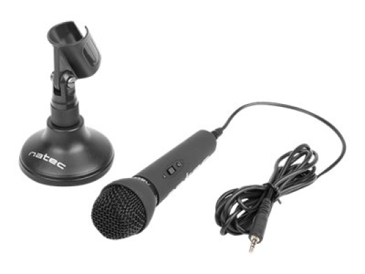 Natec | Microphone | NMI-0776 Adder | Black | Wired