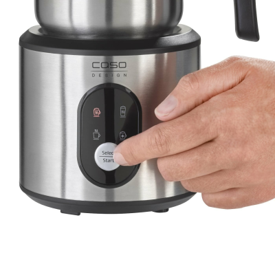 Caso Crema & Choco Milk frother, LED Display, 360° base station, Inox | Caso | Crema & Choco Milk frother | 01666 | 0,35 L | 500 W | Black