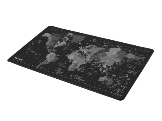 Natec Mouse Pad, Time Zone Map, Maxi, 800x400 mm | Natec | Mouse Pad Maxi | Time Zone Map