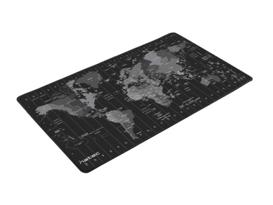 Natec Mouse Pad, Time Zone Map, Maxi, 800x400 mm | Natec | Mouse Pad Maxi | Time Zone Map