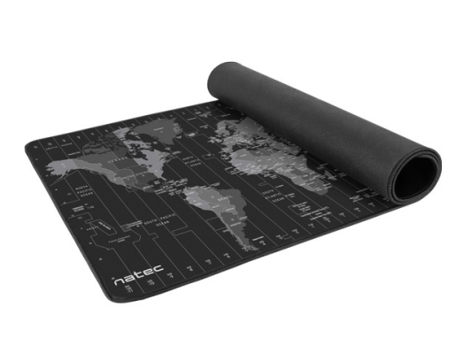 Natec Mouse Pad, Time Zone Map, Maxi, 800x400 mm | Natec | Mouse Pad Maxi | Time Zone Map