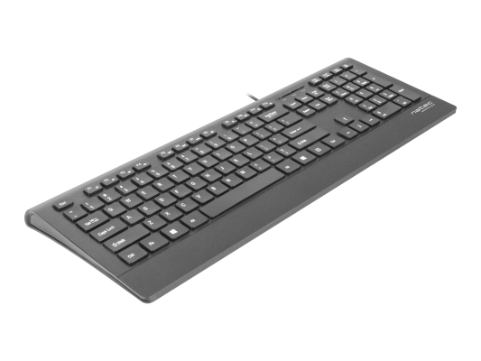 Natec Keyboard, Barracuda, US Layout, Slim | Natec | Keyboard | Barracuda | Standard | Wired | US | Black | 529 g