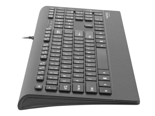Natec Keyboard, Barracuda, US Layout, Slim | Natec | Keyboard | Barracuda | Standard | Wired | US | Black | 529 g