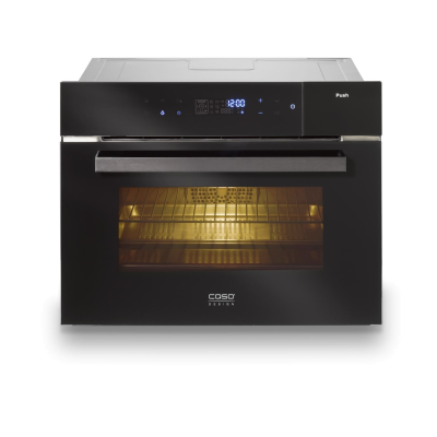 Caso | Multifunction Oven | SteamMaster E 56 | 45 L | Multifunctional | Steam | Sensor-touch | Steam function | Height 45.5 cm | Width 59.5 cm | Black