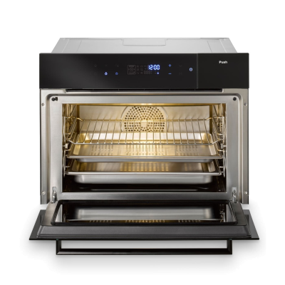 Caso | Multifunction Oven | SteamMaster E 56 | 45 L | Multifunctional | Steam | Sensor-touch | Steam function | Height 45.5 cm | Width 59.5 cm | Black