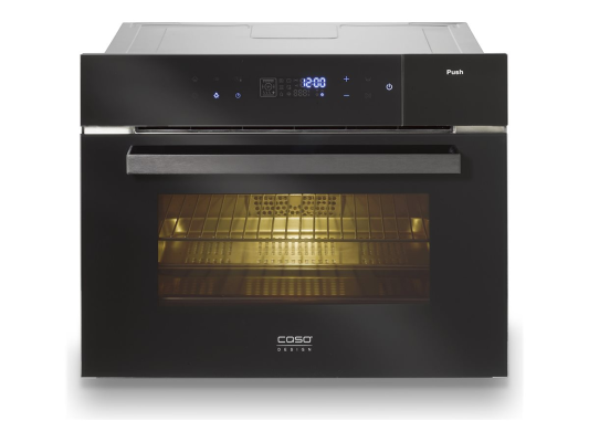 Caso | Multifunction Oven | SteamMaster E 56 | 45 L | Multifunctional | Steam | Sensor-touch | Steam function | Height 45.5 cm | Width 59.5 cm | Black