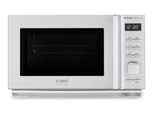 Caso | Microwave Oven with Grill | MG 20 Cube | Free standing | 800 W | Grill | Silver