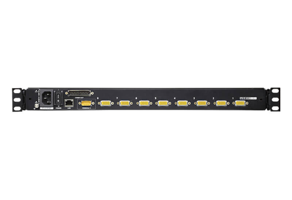 Aten | KVM over IP Switch with Daisy-Chain Port and USB Peripheral Support | CL5708IN 8-Port PS / 2-USB VGA 19" LCD KVM