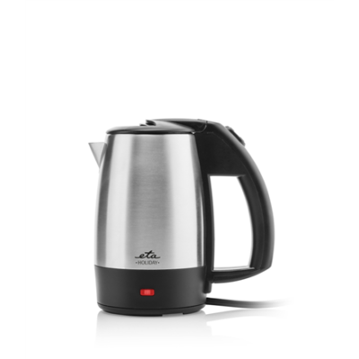 ETA | Kettle | ETA618890010 Holiday | Electric | 1000 W | 0.5 L | Stainless steel | Black / Stainless steel