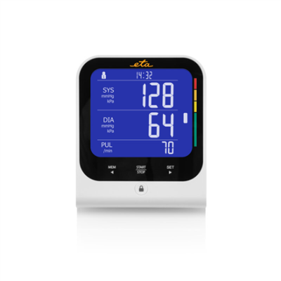 ETA | Smart Blood pressure monitor | ETA429790000 | Memory function | Number of users 2 user(s) | Auto power off | 4 | Upper Arm