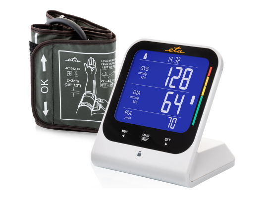 ETA | Smart Blood pressure monitor | ETA429790000 | Memory function | Number of users 2 user(s) | Auto power off | 4 | Upper Arm