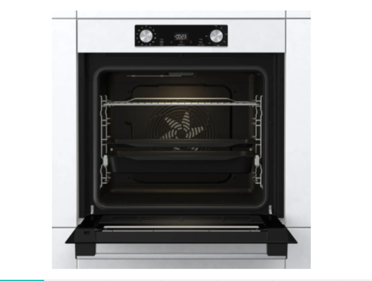 Gorenje | Oven | BOS6737E06WG | 77 L | Multifunctional | EcoClean | Mechanical control | Steam function | Height 59.5 cm | Width 59.5 cm | White