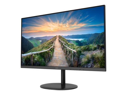 AOC | Monitor | U27V4EA | 27 " | IPS | UHD | 16:9 | 60 Hz | 4 ms | 3840 x 2160 | 350 cd / m² | Headphone out (3.5mm) | HDMI ports quantity 2 | Black | Warranty 36 month(s)