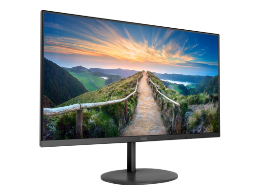 AOC | Monitor | U27V4EA | 27 " | IPS | UHD | 16:9 | 60 Hz | 4 ms | 3840 x 2160 | 350 cd / m² | Headphone out (3.5mm) | HDMI ports quantity 2 | Black | Warranty 36 month(s)