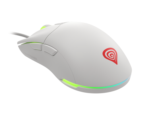 Genesis | Ultralight Gaming Mouse | Krypton 750 | Wired | Optical | Gaming Mouse | USB 2.0 | White | Yes