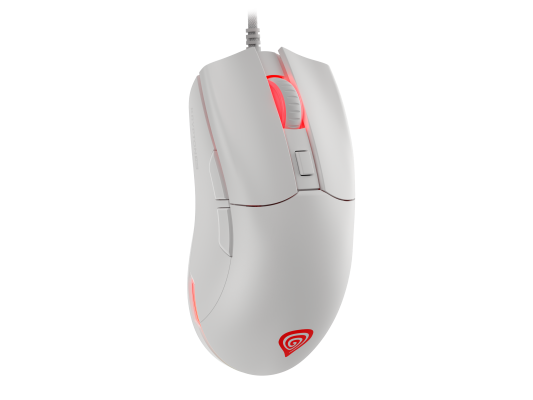 Genesis | Ultralight Gaming Mouse | Krypton 750 | Wired | Optical | Gaming Mouse | USB 2.0 | White | Yes