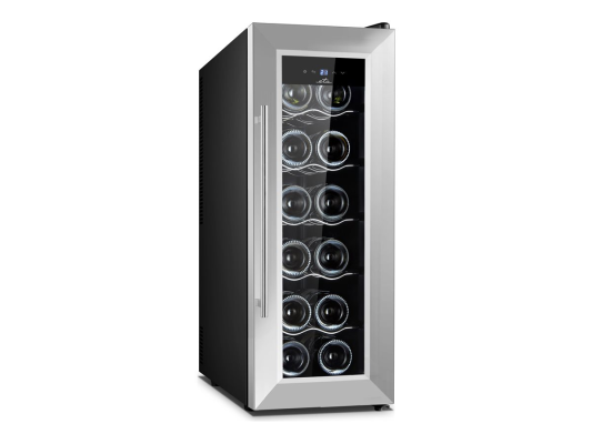ETA | Wine Cooler | ETA978290010F | Energy efficiency class F | Free standing | Bottles capacity 12 | Cooling type Thermoelectric | Black / Silver