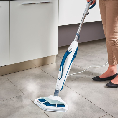 Polti | Steam mop | PTEU0296 Vaporetto SV460 Double | Power 1500 W | Steam pressure Not Applicable bar | Water tank capacity 0.3 L | White / Blue