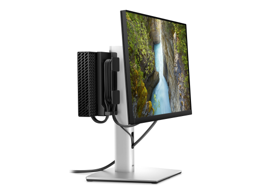 Dell | Desk Mount | OptiPlex Micro AIO MFS22 | Tilt, swivel, height adjustment, pivot | 19-27 " | Silver