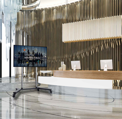 EDBAK | TR18 | Trolleys & Stands | 60-98 " | Maximum weight (capacity) 80 kg | Black