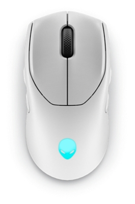 Dell | Mouse | Alienware Tri-Mode AW720M | 2.4GHz Wireless Gaming Mouse | Wireless | Wireless - 2.4 GHz, Bluetooth 5.1. USB-C | Lunar light