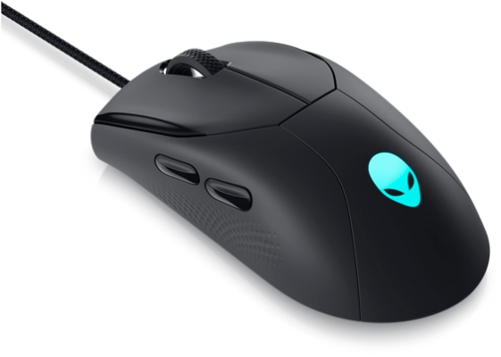 Dell | Gaming Mouse | Alienware AW320M | wired | Wired - USB Type A | Black