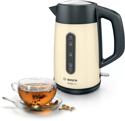 Bosch | Kettle | TWK4P437 | Electric | 2400 W | 1.7 L | Stainless steel | Beige