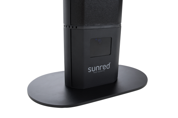 SUNRED | Heater | RD-DARK-3000L, Valencia Dark Lounge | Infrared | 3000 W | Black | IP55