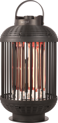 SUNRED | Heater | D-INDO-12T, Indox Dark Table | Infrared | 1200 W | Black | IP55