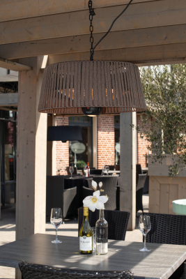 SUNRED | Heater | ARTIX M-HO BROWN, Corda Bright Hanging | Infrared | 1800 W | Brown | IP24